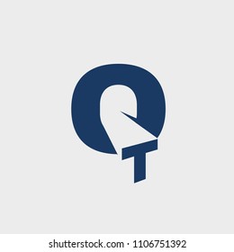 Logo letter O or OT
