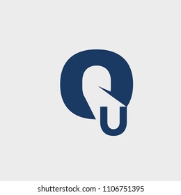 Logo letter O or OU