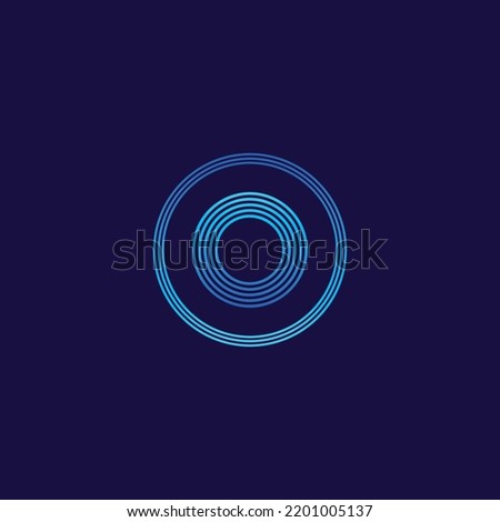 IT logo letter O tech company digital logo
