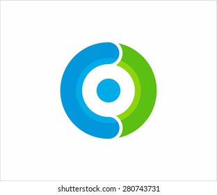 Logo letter  O. Vector design for your company.