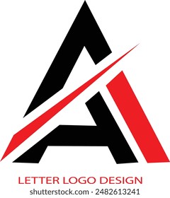 Logo letter A on white background
