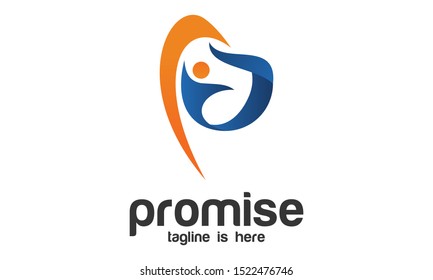 Logo Letter p, Concept Logo Letter "p"