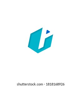 logo of letter p inside hexagonal letter g