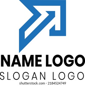 logo letter p , simple modern logo, letter logo