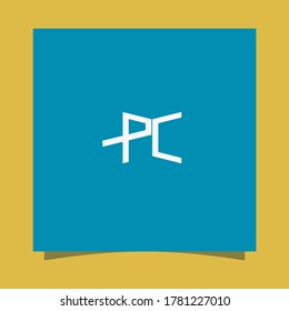 Logo-Brief-PC, Premium-Vektorgrafik