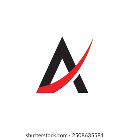 Um logotipo, Um logotipo de carta premium e logotipo exclusivo vetor logotipo