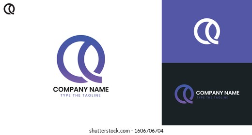 Logo Letter Q - All elements on this template are editable with vector software.