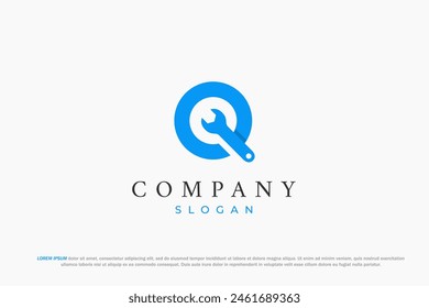 logo letter q quick repair puncher key mechanical