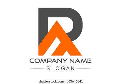 logo letter a and r