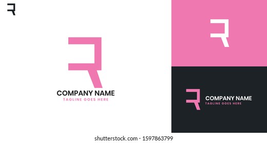 Logo Letter R - All elements on this template are editable with vector software.