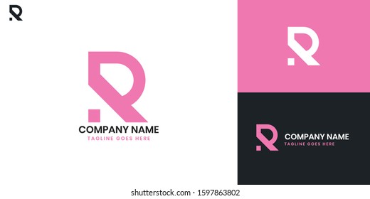 Logo Letter R - All elements on this template are editable with vector software.