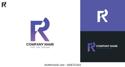 Logo Letter R - All elements on this template are editable with vector software.