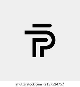 Logo Letter RP Letter Company Name