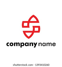 logo letter S. abstract form. free vector eps 10