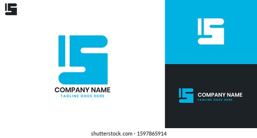 Logo Letter S - All elements on this template are editable with vector software.