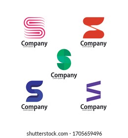 Logo Letter S For Brand. vector illustration