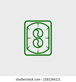 logo letter s + coffee simple and elegant