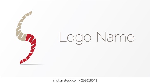 Logo letter S, company vector design template.