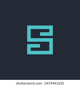 Logo letter S design template element