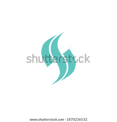 LOGO LETTER S DESIGN VECTOR