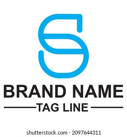 Logo letter S glitsh distortion vector image. distorted modern alphabet letter, for your business identity temblate, creative company , modern elegant writing for the letter S C G design  illustration