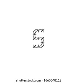 Logotipo Letra S Diseño Monograma, Concepto Simple S + Conexión De Símbolo.