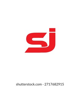 Logo Letter SJ Simple Modern Minimalist