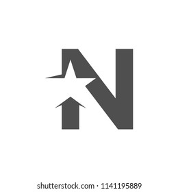 Logo Letter Star