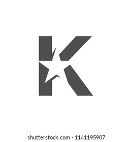 Logo Letter Star