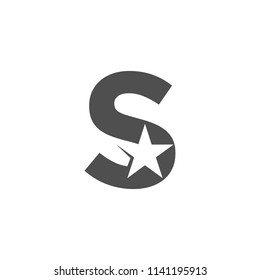 Logo Letter Star