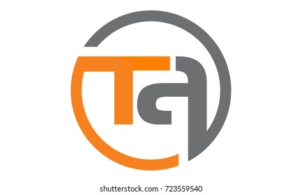 Logo Letter T A 