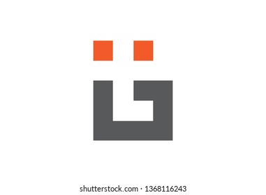 logo letter t and g square flat partner couple icon