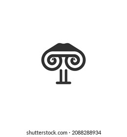 The logo is the letter T. The shape of the telescope