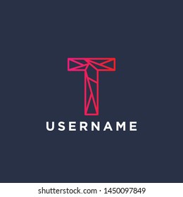 Logo Letter T Vector Template Eps.10
