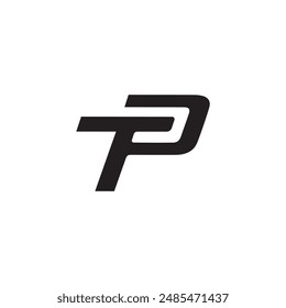 Logo Letter TP Simple Modern