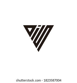 Logo-Buchstaben Triangel 