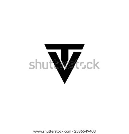 Logo Letter TV Simple Minimalist