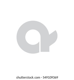 a logo letter typography design for brand and company identity