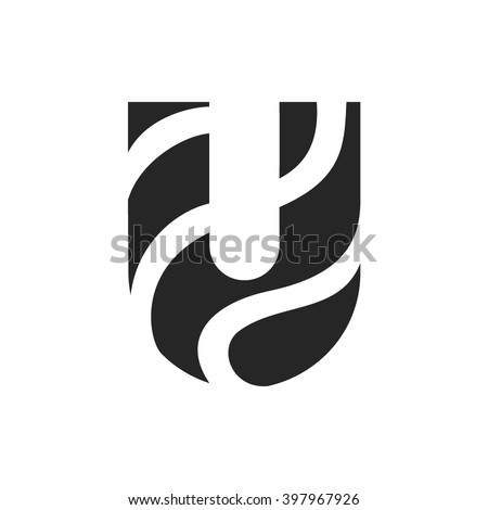 Logo Letter U Design Concept Stock Vector Royalty Free 397967926
