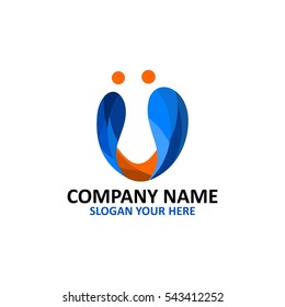 Logo Letter U Modern Design Vector