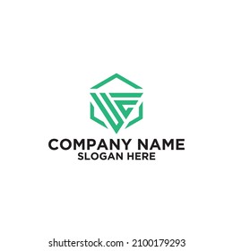 logo letter UE, with a triangle design. abstract logo. modern template