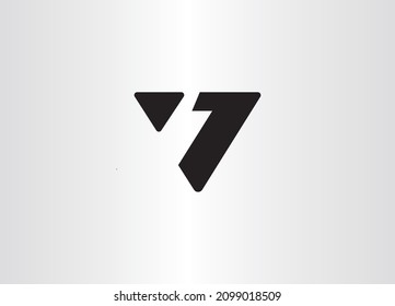 Logo Letter V - All elements on this template are editable with vector