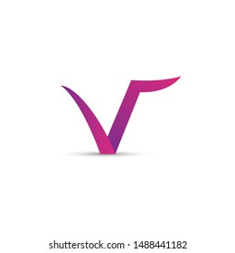 Logo letter V vector illustration. Use for business company, logo letter, logo company.