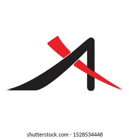 A Logo Letter Vector Illustration