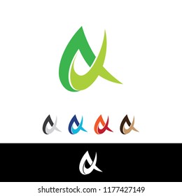 A logo, a letter A logo vector, symbol A, vector of alphabet