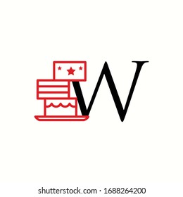 letra de logotipo con diseño vectorial de icono