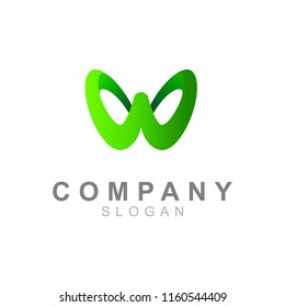 logo letter w with a simple and modern look, the logo is ready to use