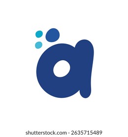 Lettre logo a wash design unique minimaliste