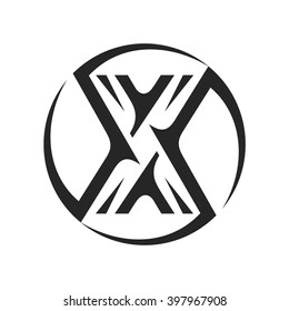 Logo for letter X. Design concept