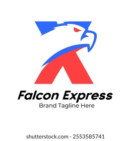 Logo Letter X Eagle ,Logo For Transportation,Delivery,Shipping and Express Delivery Business